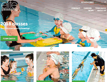 Tablet Screenshot of eliteswimming.com.au